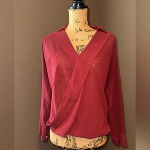 Boutique garnet blouse